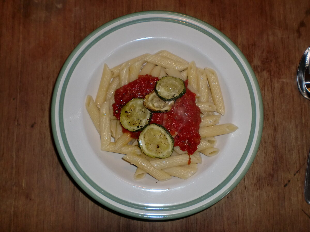 Pasta with vegetables